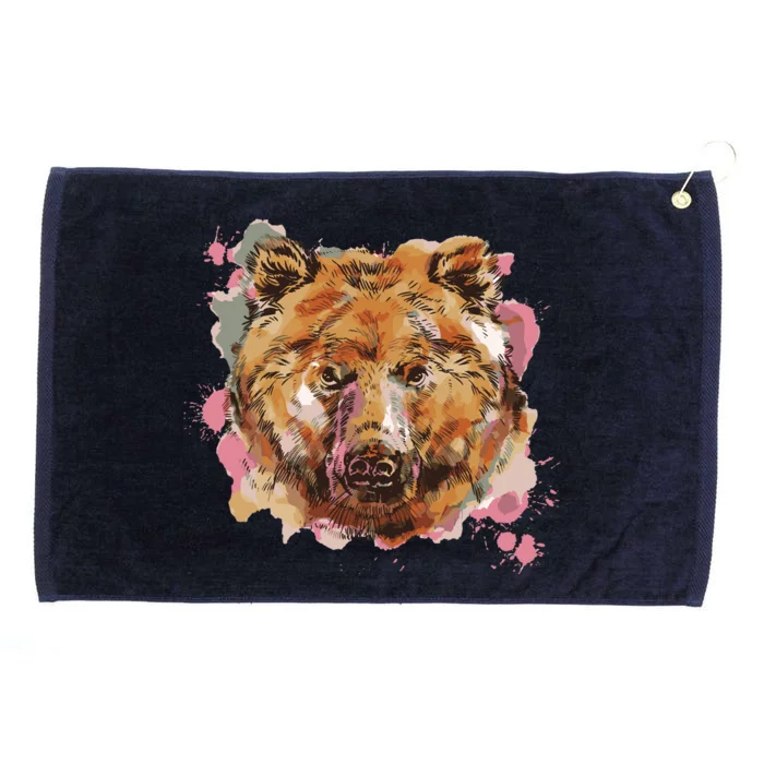 Wild Bear Art Grommeted Golf Towel