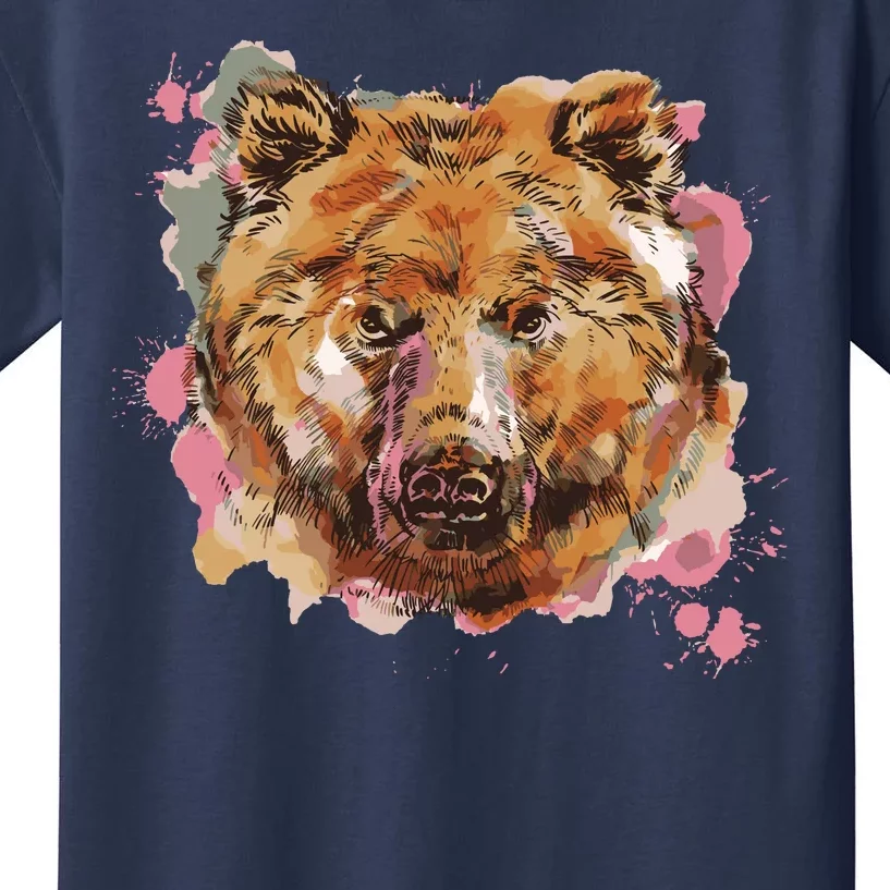 Wild Bear Art Kids T-Shirt