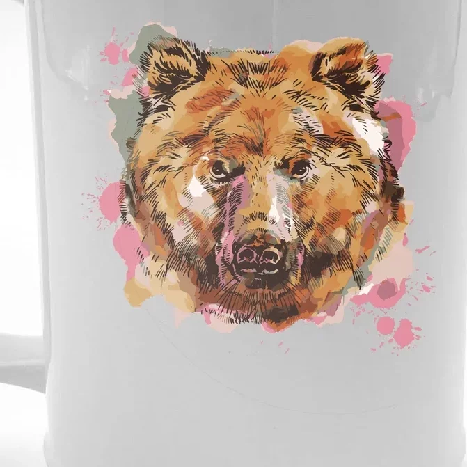 Wild Bear Art Front & Back Beer Stein