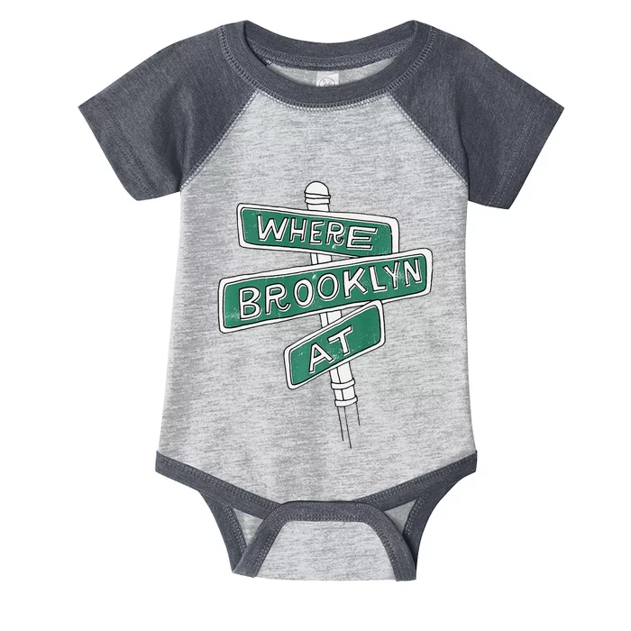 Where Brooklyn At Infant Baby Jersey Bodysuit