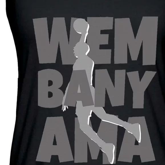 W.E.M.B.A.N.Y.A.M.A Basketball Amazing Gift Fan Ladies Essential Flowy Tank