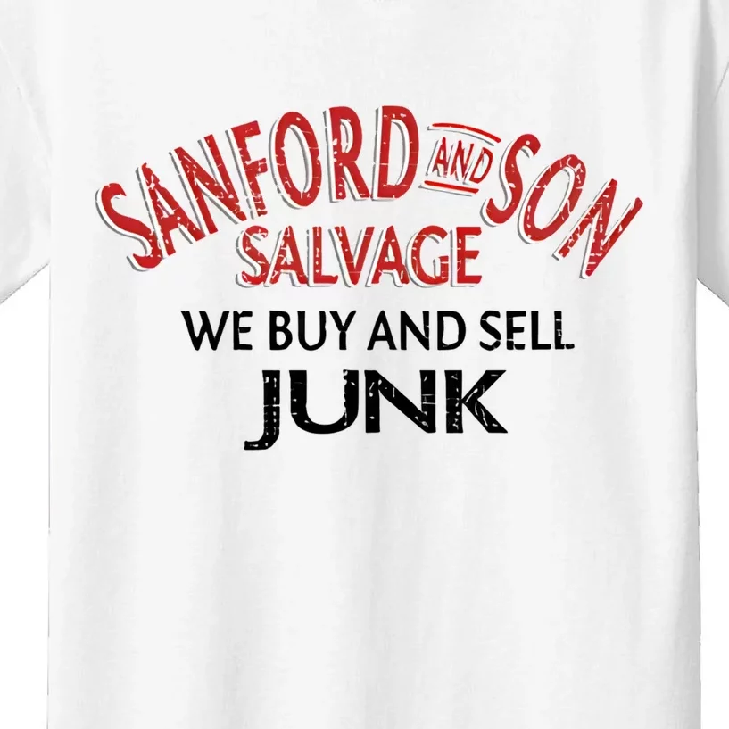 We Buy And Sell Junk Car Son In Sanford City Funny Meme Kids T-Shirt