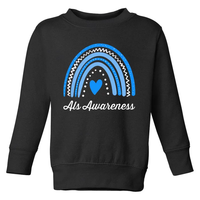 Wear Blue ALS Awareness Toddler Sweatshirt