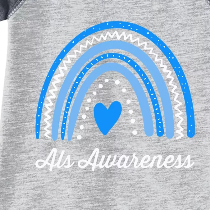 Wear Blue ALS Awareness Infant Baby Jersey Bodysuit