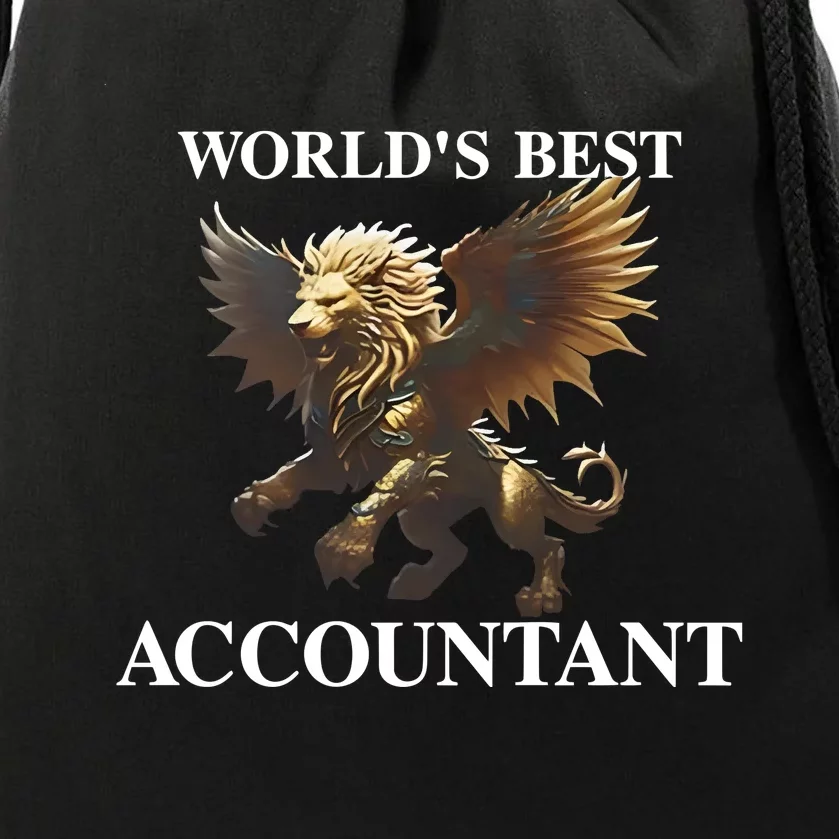 WorldS Best Accountant Drawstring Bag