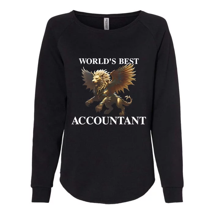 WorldS Best Accountant Womens California Wash Sweatshirt