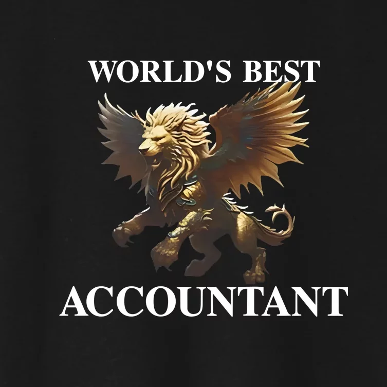 WorldS Best Accountant Women's Crop Top Tee