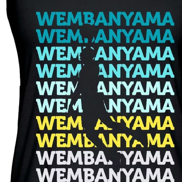 W.E.M.B.A.N.Y.A.M.A Basketball Amazing Gift Fan Ladies Essential Flowy Tank