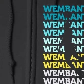 W.E.M.B.A.N.Y.A.M.A Basketball Amazing Gift Fan Full Zip Hoodie