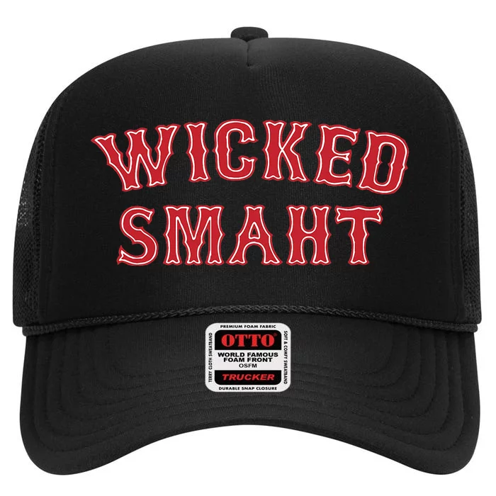 Wicked Boston Accent High Crown Mesh Trucker Hat