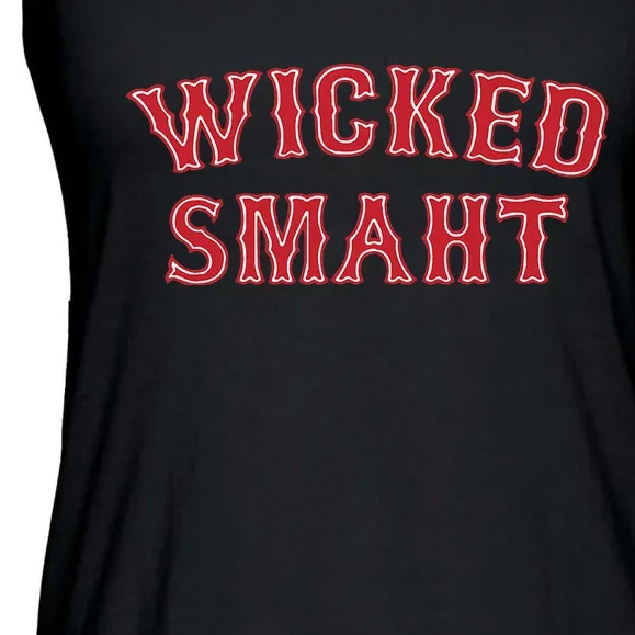 Wicked Boston Accent Ladies Essential Flowy Tank