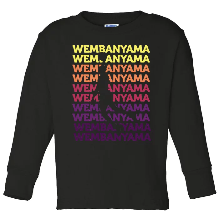 W.E.M.B.A.N.Y.A.M.A Basketball Amazing Gift Fan= Toddler Long Sleeve Shirt