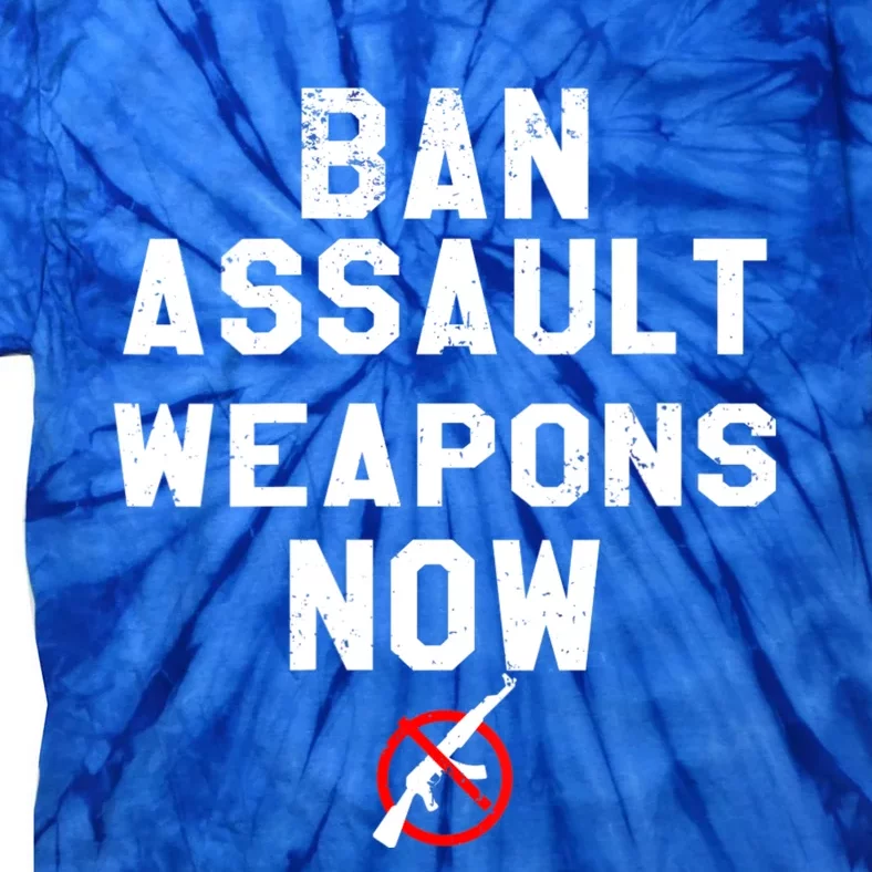 Womens Ban Assault Weapons Now Anti Gun March Tie-Dye T-Shirt