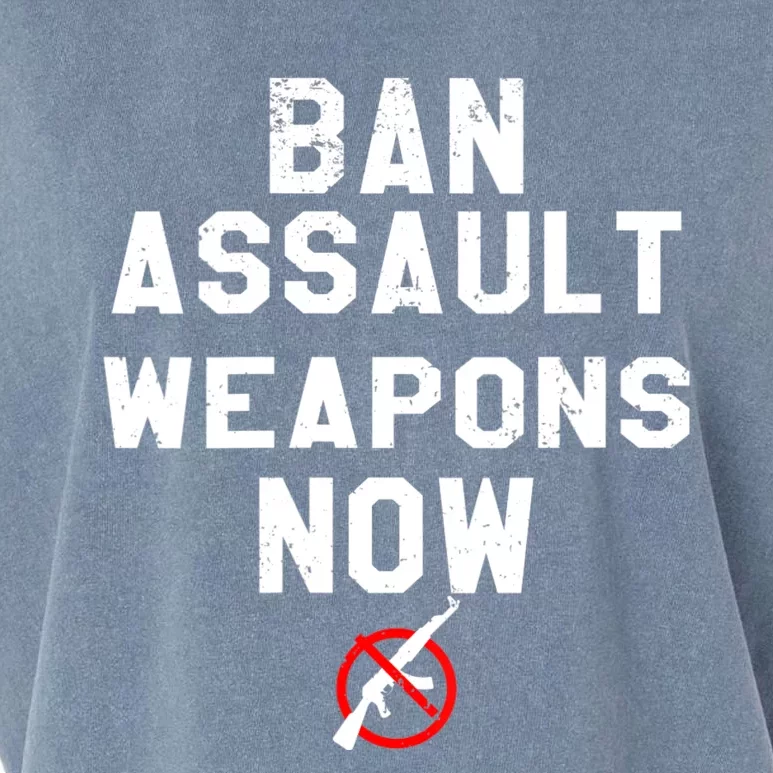 Womens Ban Assault Weapons Now Anti Gun March Garment-Dyed Women's Muscle Tee