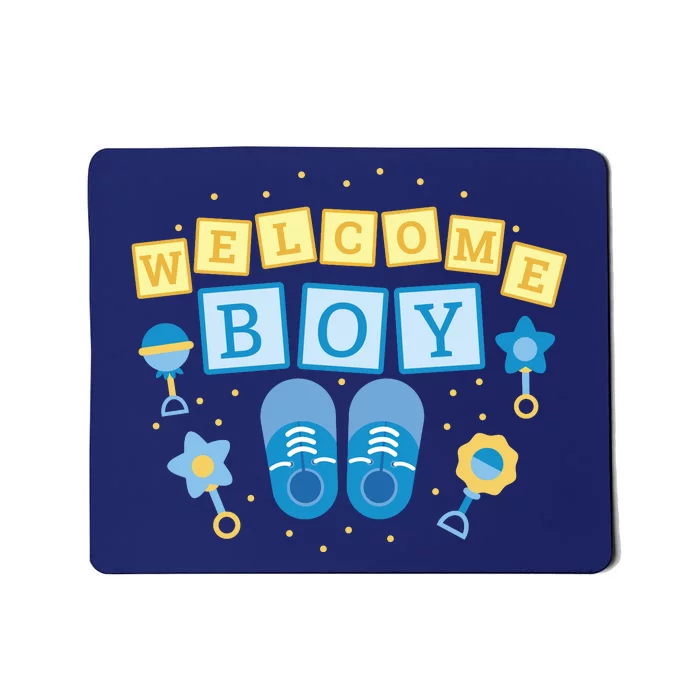 Welcome Baby Boy Gift Mousepad