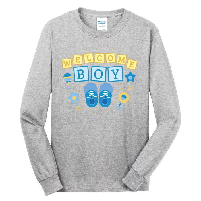 Welcome Baby Boy Gift Tall Long Sleeve T-Shirt