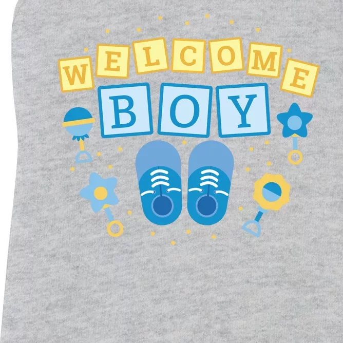 Welcome Baby Boy Gift Women's Racerback Tank