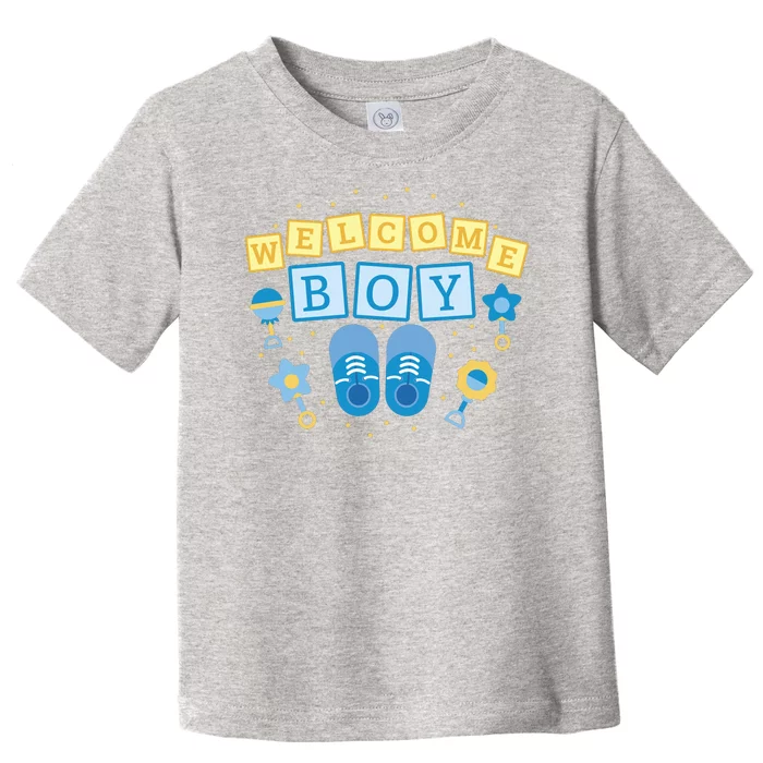 Welcome Baby Boy Gift Toddler T-Shirt