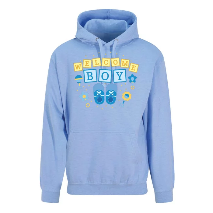 Welcome Baby Boy Gift Unisex Surf Hoodie