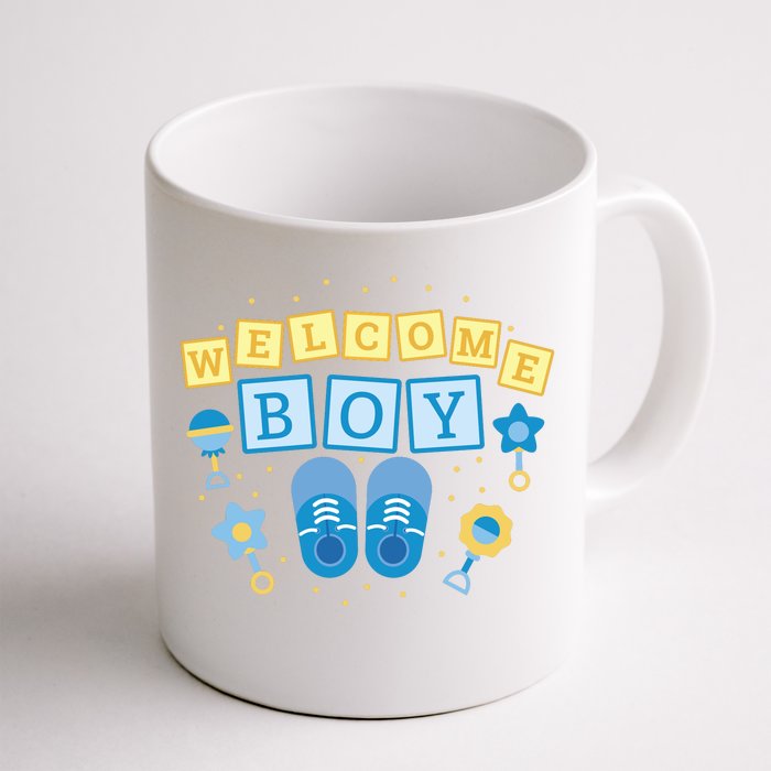 Welcome Baby Boy Gift Front & Back Coffee Mug