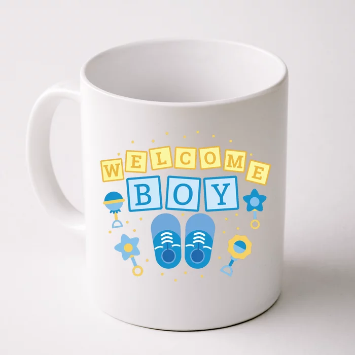 Welcome Baby Boy Gift Front & Back Coffee Mug