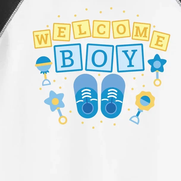 Welcome Baby Boy Gift Toddler Fine Jersey T-Shirt