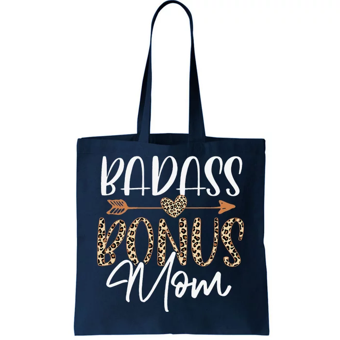 Wife Badass Bonus Mama Funny Step Mom Mothers Day Lady Women Tote Bag