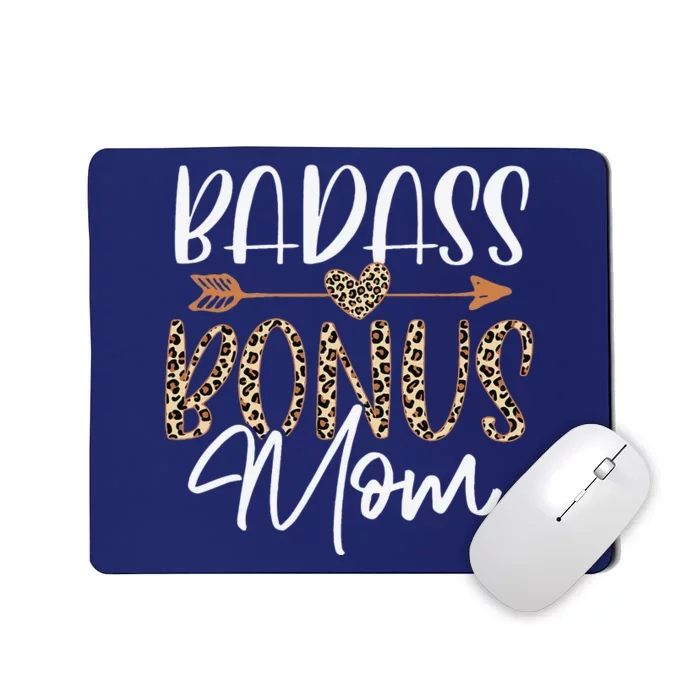 Wife Badass Bonus Mama Funny Step Mom Mothers Day Lady Women Mousepad