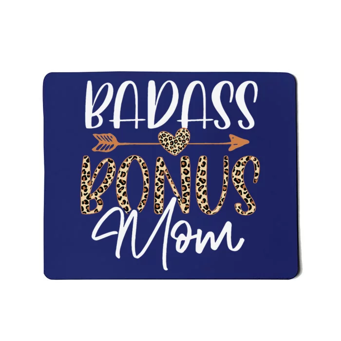 Wife Badass Bonus Mama Funny Step Mom Mothers Day Lady Women Mousepad