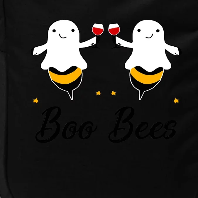 Wine Boo Bees Couples Funny Halloween Costume Impact Tech Backpack