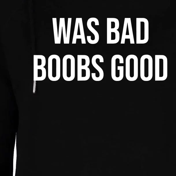 War Bad Boobs Good Womens Funnel Neck Pullover Hood