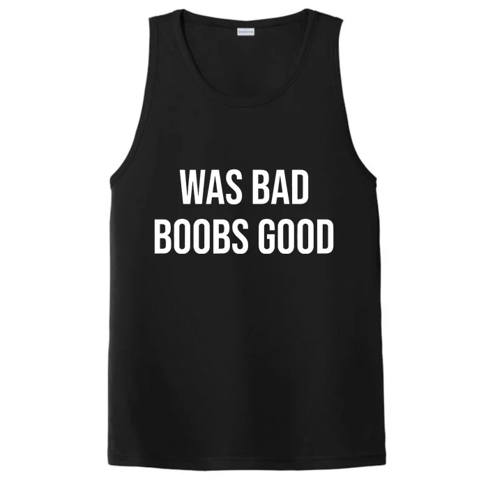 War Bad Boobs Good Performance Tank