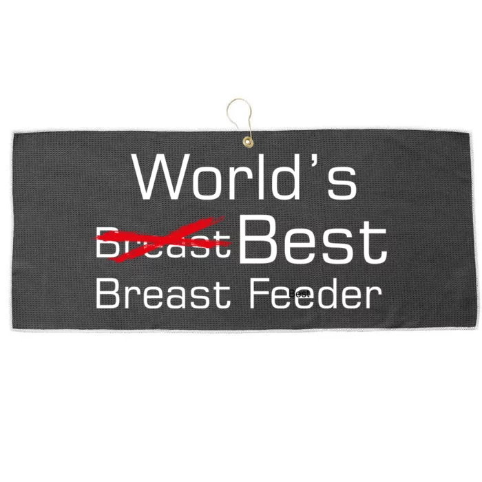 Worlds Best Breast Feeder Large Microfiber Waffle Golf Towel