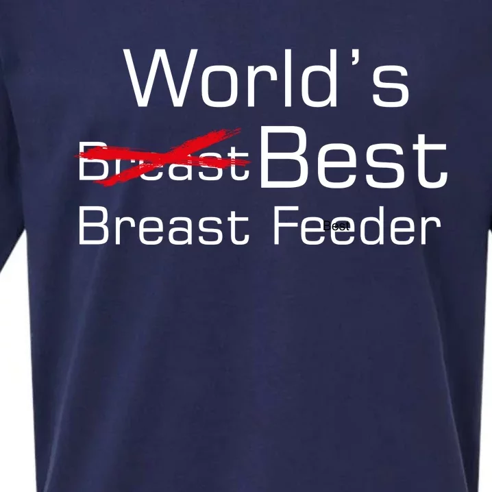 Worlds Best Breast Feeder Sueded Cloud Jersey T-Shirt