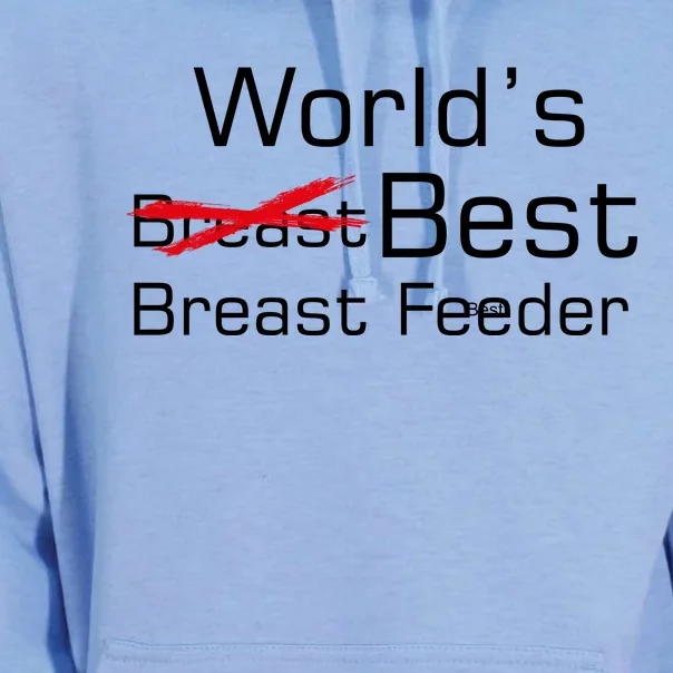 Worlds Best Breast Feeder Unisex Surf Hoodie