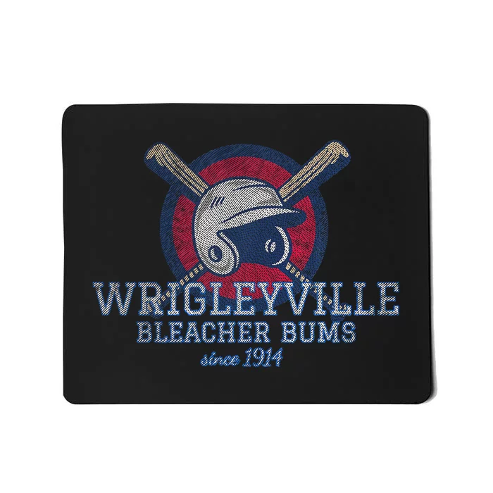 Wrigleyville Bleacher Bums Funny Baseball Mousepad