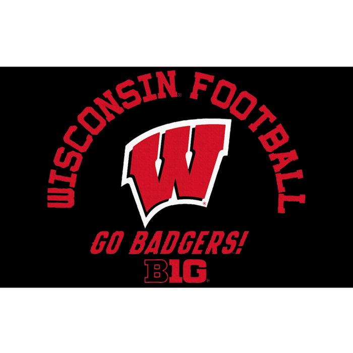 W.I.S.C.O.N.S.I.N Badgers Big 10 Football Bumper Sticker