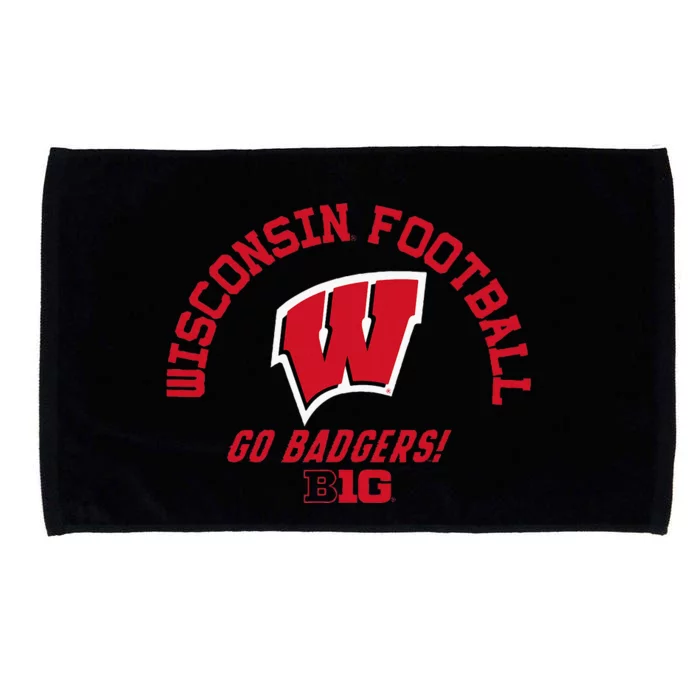 W.I.S.C.O.N.S.I.N Badgers Big 10 Football Microfiber Hand Towel