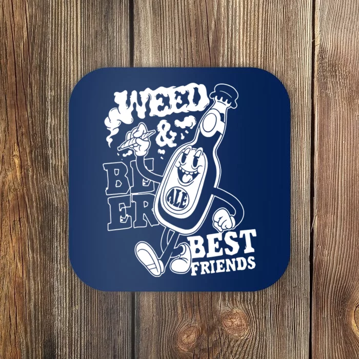 Weed & Beer Best Friends Coaster