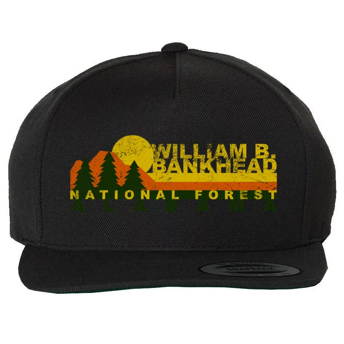 William B Bankhead National Forest Vintage Retro Great Gift Wool Snapback Cap