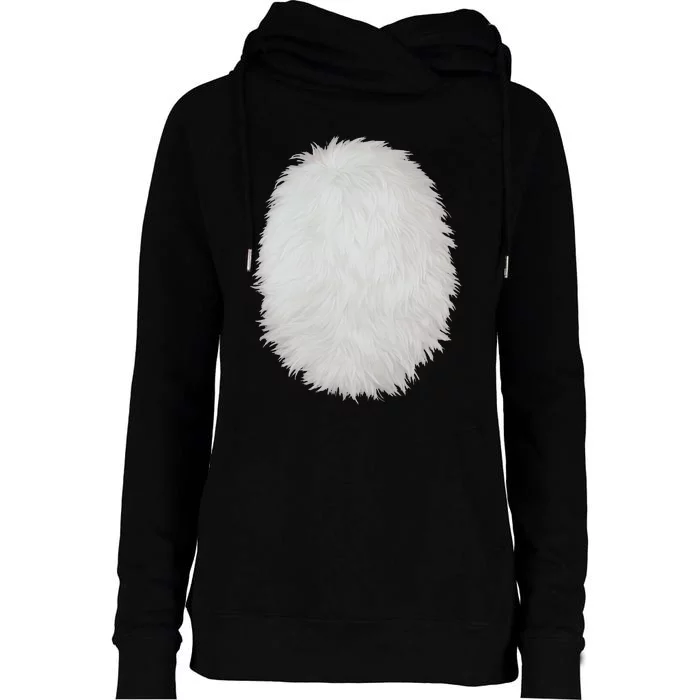 White Belly Costume Diy Cosplay Panda Bear Cat Skunk Deer Womens Funnel Neck Pullover Hood