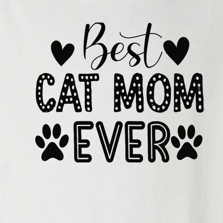 Wo Best Cat Mom Ever Toddler Long Sleeve Shirt