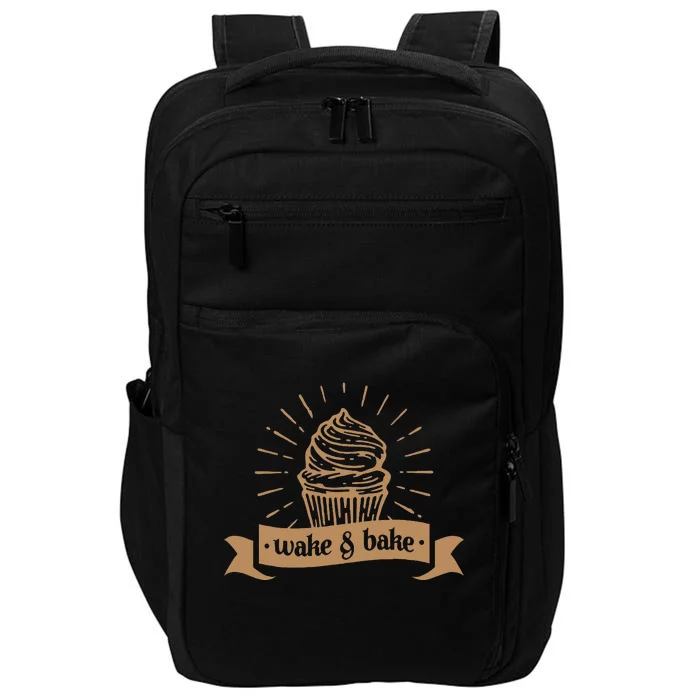 Wake & Bake Cupcake Baking Chef Impact Tech Backpack