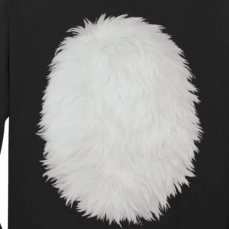 White Belly Costume Diy Cosplay Panda Bear Cat Skunk Deer Tall Long Sleeve T-Shirt