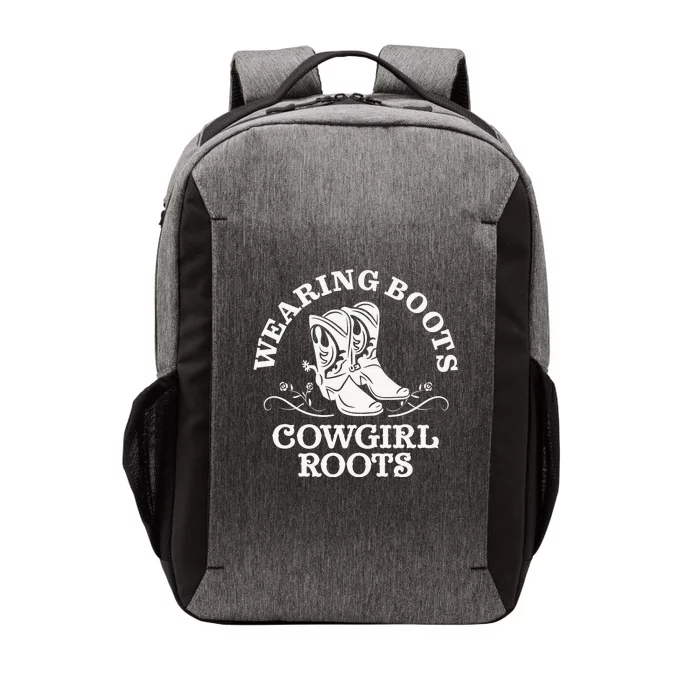 Wearing Boots Cow Roots Western Horse Country Vector Backpack