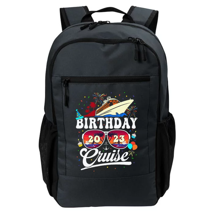 Women Birthday Cruise Squad Party Cruising Ship Vintage Daily Commute Backpack