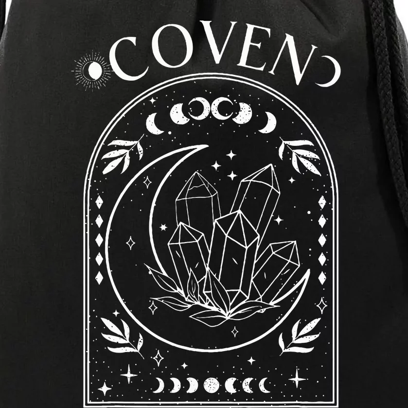 Witchy Bride Coven Tarot Celestial Gothic Bachelorette Party Drawstring Bag