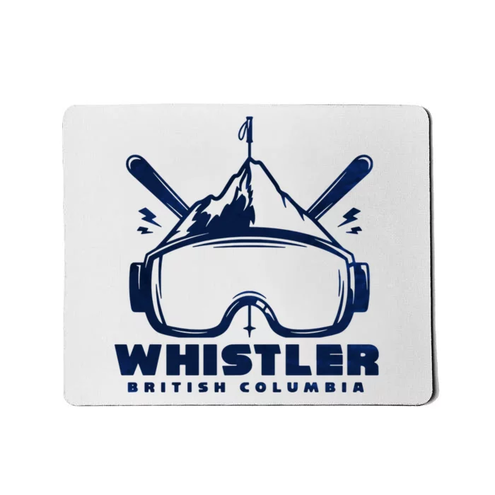 Whistler British Columbia Skiing Mousepad