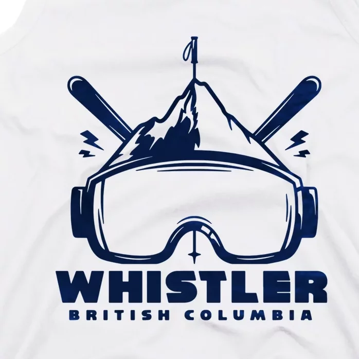 Whistler British Columbia Skiing Tank Top