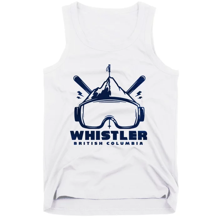 Whistler British Columbia Skiing Tank Top